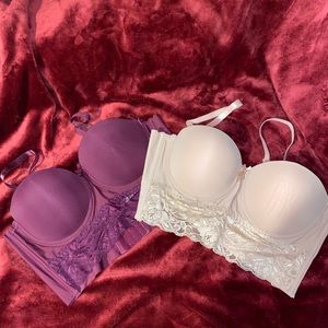 2 Set Corset Push-up Bras